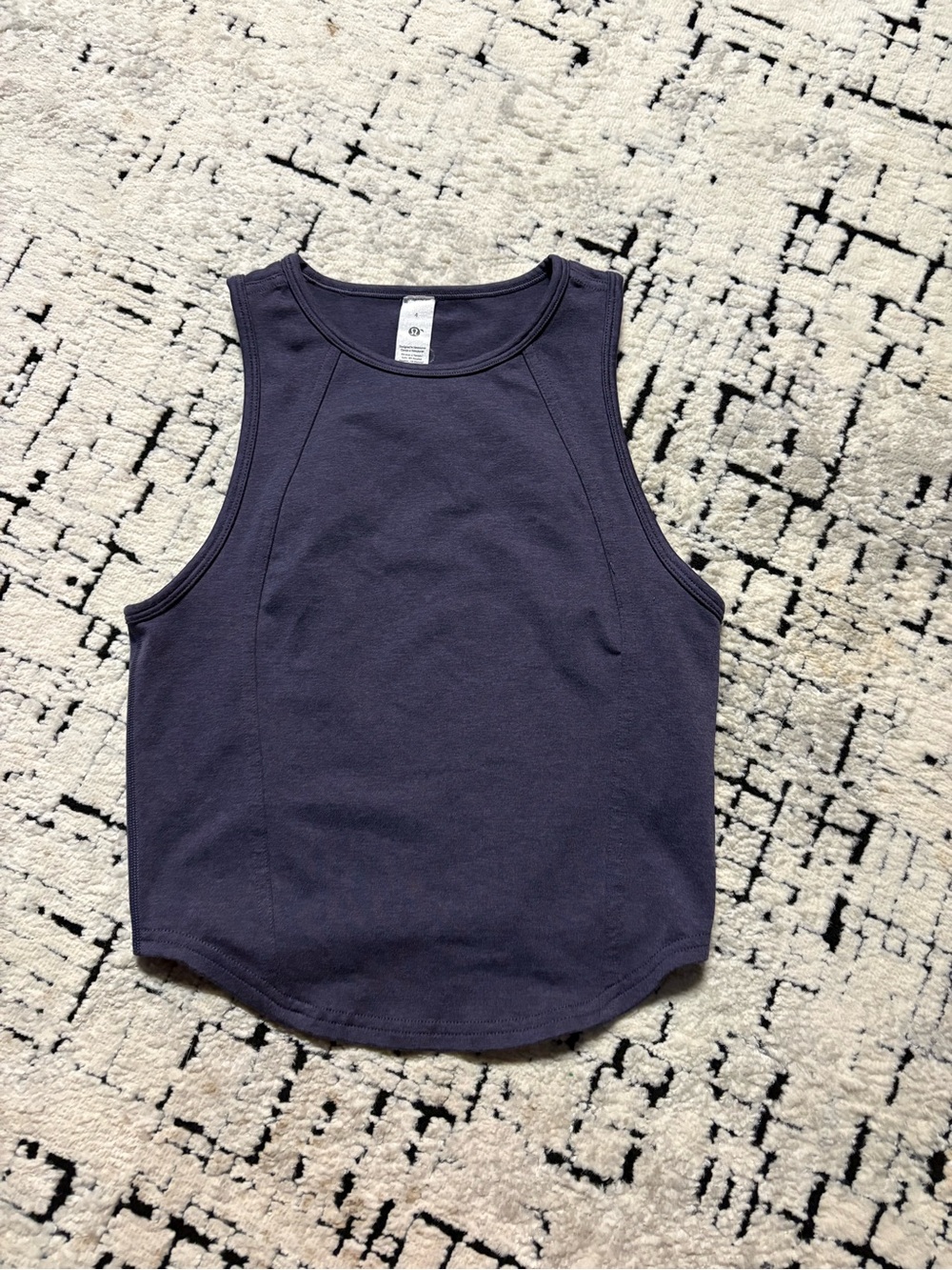 Lululemon Soft Sueded Cropped Tank
